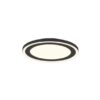 Trio R67223332 Carus LED stropní svítidlo | Teplá bílá | 16+8,5W | Černá