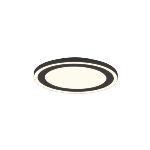 Trio R67223332 Carus LED stropní svítidlo | Teplá bílá | 16+8,5W | Černá