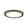 Trio R67224332 Carus LED stropní svítidlo | Teplá bílá | 20+9W | Černá