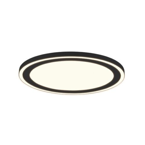 Trio R67224332 Carus LED stropní svítidlo | Teplá bílá | 20+9W | Černá