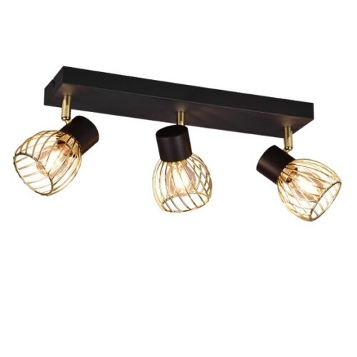 Trio R81383080 Ardon Přisazené stropní svítidlo | E14 | Černá