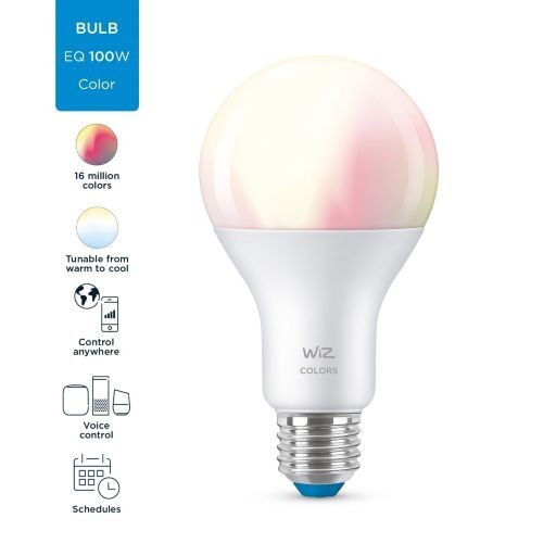 WiZ 8718699786199 Colors Smart LED Smart žárovka E27 | RGB | Variabilní | 13W
