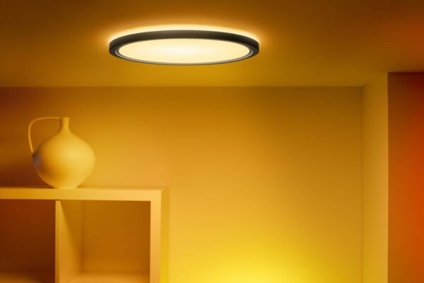 Philips 8720169072633 Superslim Smart LED Přisazené stropní svítidlo | Variabilní | 22W | Černá