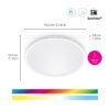 Philips 8720169072657 Superslim Smart LED Přisazené stropní svítidlo | Variabilní | 32W | Bílá