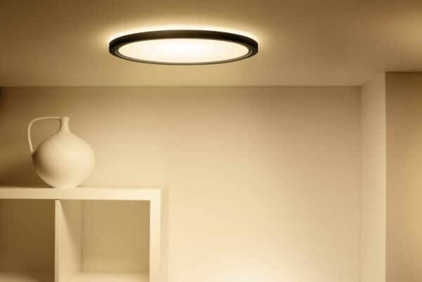 Philips 8720169072633 Superslim Smart LED Přisazené stropní svítidlo | Variabilní | 22W | Černá