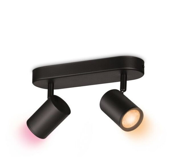WiZ 8719514551954 Colors Smart LED bodové svítidlo | RGB | Variabilní | 10W | Černá