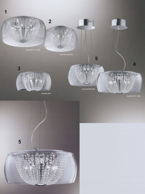 Ideal lux 103983 Audi Lustr | E27