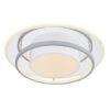 Globo 48017-60R LED stropní svítidlo | Variabilní | Bílá | Šedá | 50W