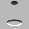 LED2 3271853 Bella Slim P LED stropní svítidlo | Teplá bílá | Černá | 38W