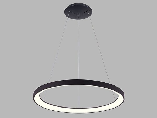 LED2 3271953 Bella Slim P LED stropní svítidlo | Teplá bílá | Černá