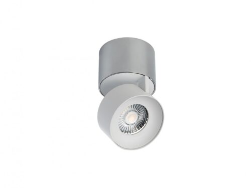 LED2 11508351DT Klip On LED bodové svítidlo | Teplá bílá | 11W | Bílá | Kov | Stříbrná