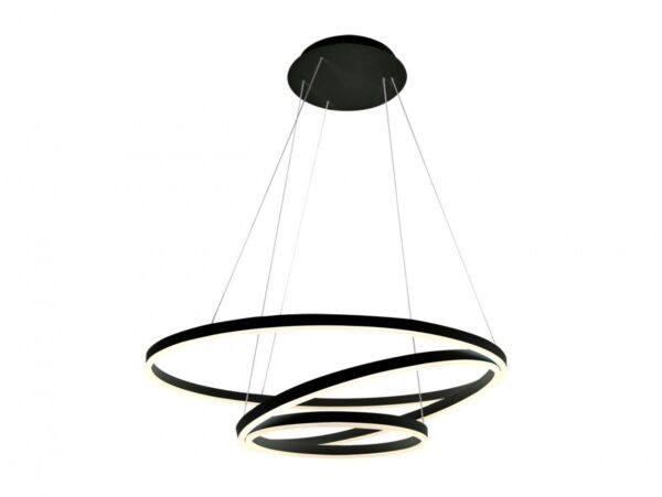 LED2 3271133DT Circle LED stropní svítidlo | Teplá bílá | 136W | Černá
