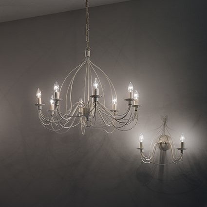 Ideal lux 057200 Corte Nástěnné svítidlo | E14