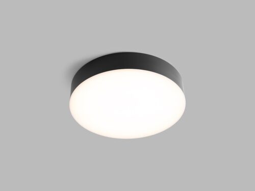 LED2 5200154 Drum LED Venkovní světlo s čidlem | Teplá bílá | Černá | 21W