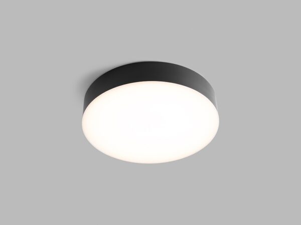 LED2 5200154 Drum LED Venkovní světlo s čidlem | Teplá bílá | Černá | 21W