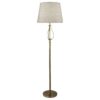 Searchlight 9600EU7485AB Vegas Stojací lampa | E27 | Barevný kov | Béžová | Bílá | Mosaz
