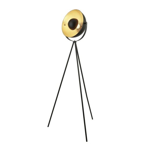 Searchlight 9600EU8022BK Blink Stojací lampa | E27 | Barevný kov | Bílá | Černá | Chrom | Kov | Zlatá