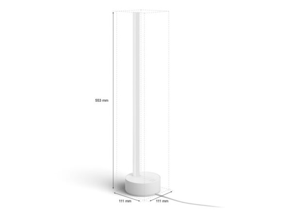 Philips Hue 8718696176238 Signe Smart LED Stmívatelná lampička | RGB | Variabilní | Bílá | 8W