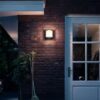 Philips 17391/93/P3 LED Nástěnné venkovní světlo | Přírodní bílá | Černá | 12W