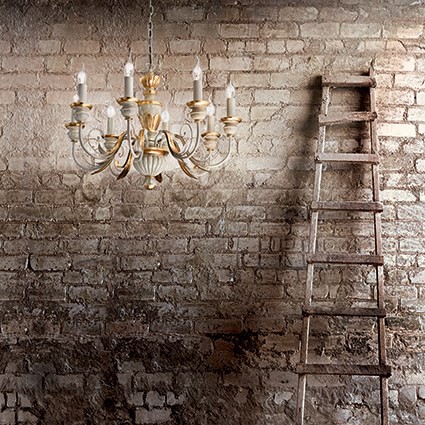 Ideal lux 012889 Firenze Rustikální stolní lampa | E14