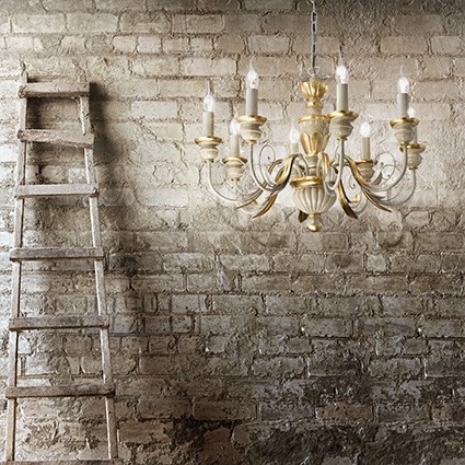 Ideal lux 012889 Firenze Rustikální stolní lampa | E14
