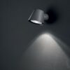 Ideal lux 020228 Gas Nástěnné venkovní světlo | GU10 | Černá