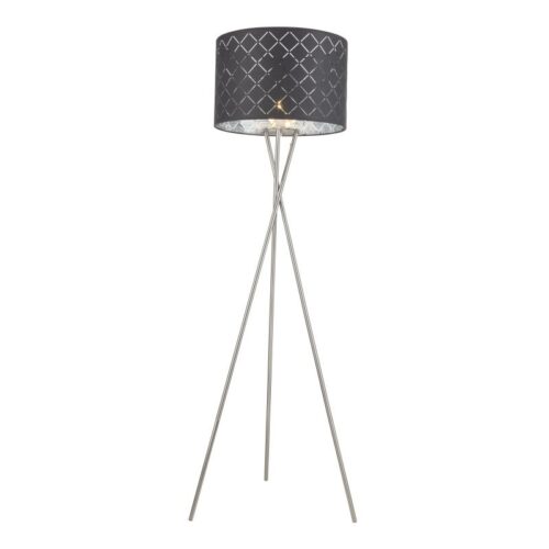 Globo 15228S1 Kidal Stojací lampa | E27 | Kov | Nikl