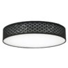 Globo 15229D4 Clarke LED Stropní svítidlo s ovladačem | Variabilní | Černá | 60W