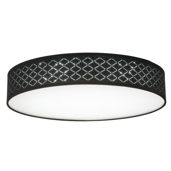 Globo 15229D4 Clarke LED Stropní svítidlo s ovladačem | Variabilní | Černá | 60W