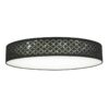 Globo 15229D4 Clarke LED Stropní svítidlo s ovladačem | Variabilní | Černá | 60W