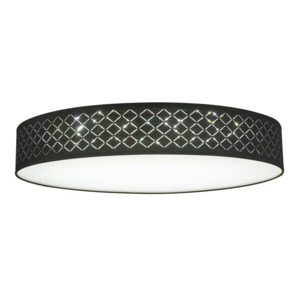 Globo 15229D4 Clarke LED Stropní svítidlo s ovladačem | Variabilní | Černá | 60W