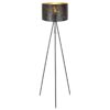Globo 15342S Tunno Stojací lampa | E27 | Černá