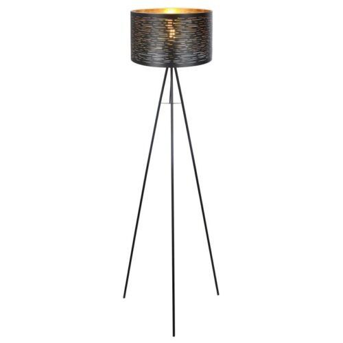 Globo 15342S Tunno Stojací lampa | E27 | Černá