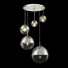 Globo 15851-5 Lustr | E27 | Kov | Nikl