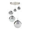 Globo 15851-5 Lustr | E27 | Kov | Nikl