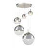 Globo 15851-5 Lustr | E27 | Kov | Nikl
