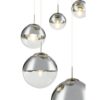Globo 15851-5 Lustr | E27 | Kov | Nikl