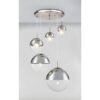 Globo 15851-5 Lustr | E27 | Kov | Nikl
