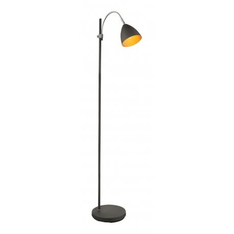 Globo 24858S Archimbald Stojací lampa | E14 | Černá | 1
