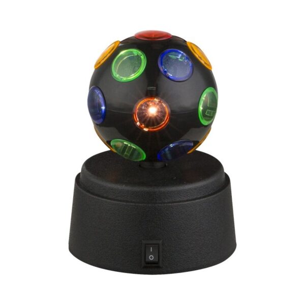 Globo 28017 Disco LED stolní lampička | Černá | 3x0,06W