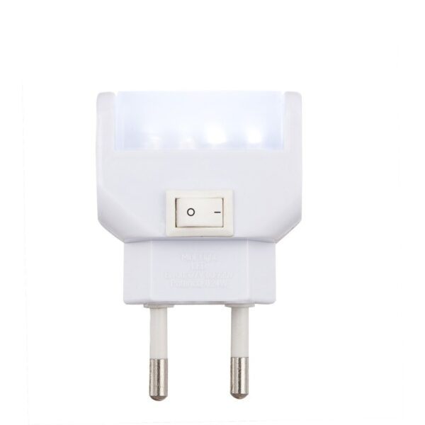 Globo 31908 LED svítidlo do zásuvky Chaser 4x0,24W | 21lm | 6400K - vypínač na těle, bílá