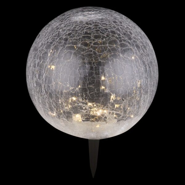 Globo 33304 Solar LED venkovní svítidlo | Teplá bílá | Černá | 30x0,06W