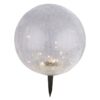 Globo 33304 Solar LED venkovní svítidlo | Teplá bílá | Černá | 30x0,06W