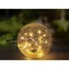 Globo 33304 Solar LED venkovní svítidlo | Teplá bílá | Černá | 30x0,06W