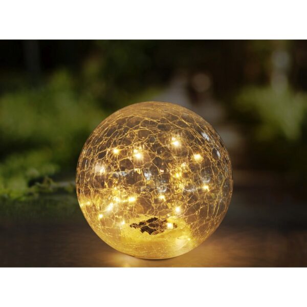 Globo 33304 Solar LED venkovní svítidlo | Teplá bílá | Černá | 30x0,06W