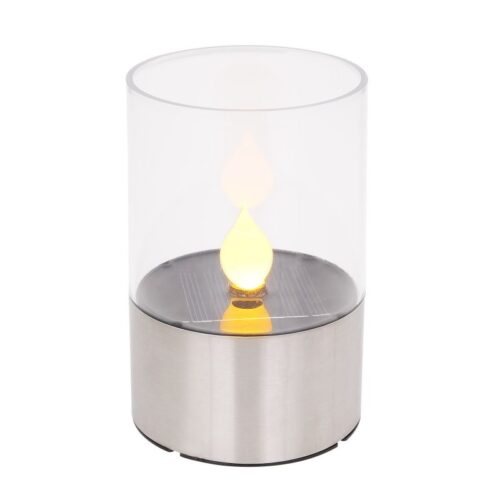 Globo 33539 LED svítidlo 1x0,06W | 1800K - imitace plamene, nerez
