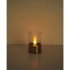 Globo 33539 LED svítidlo 1x0,06W | 1800K - imitace plamene, nerez