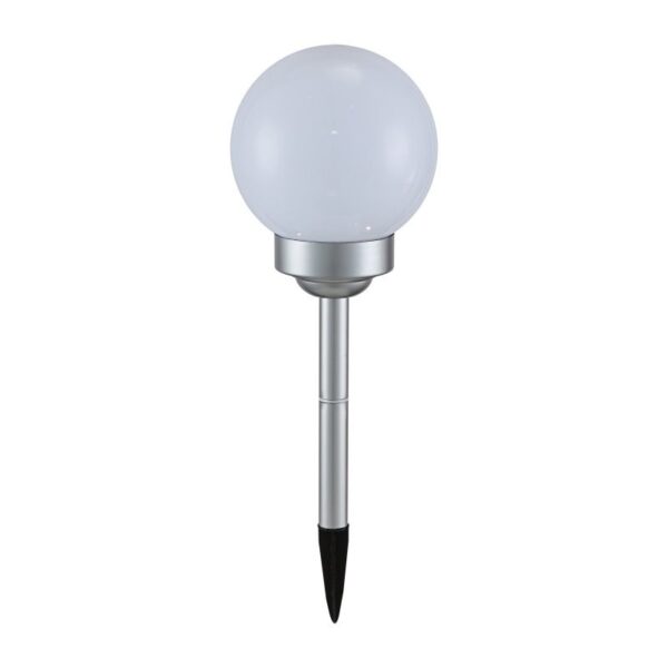 Globo 3375 LED venkovní svítidlo | Bílá | Kov | Stříbrná