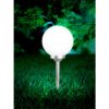 Globo 3378 Solar LED venkovní svítidlo | Bílá | 4x0,06W