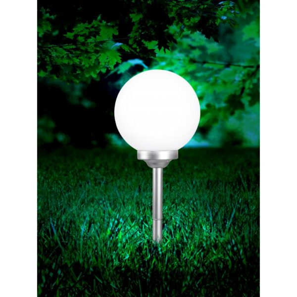 Globo 3378 Solar LED venkovní svítidlo | Bílá | 4x0,06W